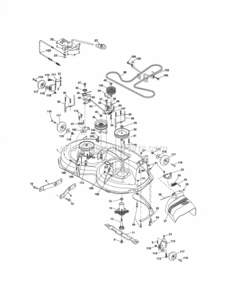 Page G Diagram and Parts List for 917288560  Craftsman Lawn Tractor