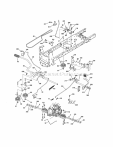 Page C Diagram and Parts List for 917288561  Craftsman Lawn Tractor