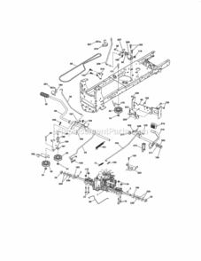 Page C Diagram and Parts List for 917288562  Craftsman Lawn Tractor