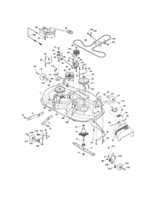 Page G Diagram and Parts List for 917288563  Craftsman Lawn Tractor