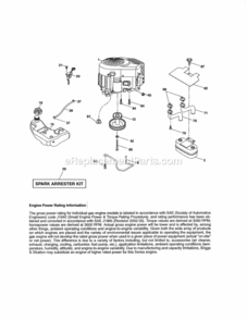Page D Diagram and Parts List for 917288570  Craftsman Lawn Tractor