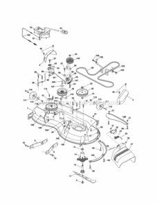 Page G Diagram and Parts List for 917288570  Craftsman Lawn Tractor