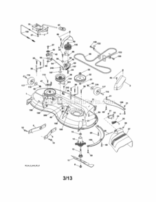 Page G Diagram and Parts List for 917288572  Craftsman Lawn Tractor
