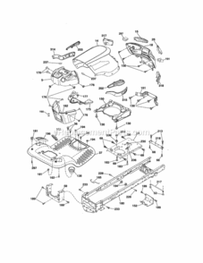Page B Diagram and Parts List for 917288580  Craftsman Lawn Tractor
