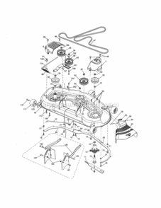 Page G Diagram and Parts List for 917288580  Craftsman Lawn Tractor