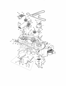 Page F Diagram and Parts List for 917288583  Craftsman Lawn Tractor