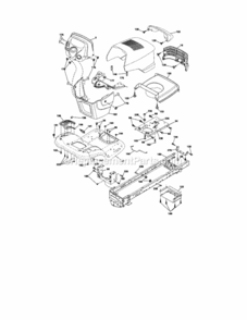 Page B Diagram and Parts List for 917288600  Craftsman Lawn Tractor