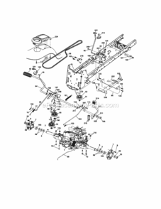 Page D Diagram and Parts List for 917288600  Craftsman Lawn Tractor