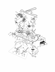 Page G Diagram and Parts List for 917288600  Craftsman Lawn Tractor