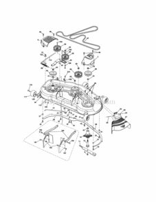 Page G Diagram and Parts List for 917288611  Craftsman Lawn Tractor