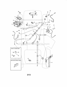 Page A Diagram and Parts List for 917288612  Craftsman Lawn Tractor