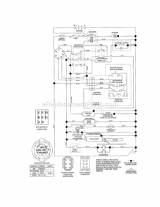 Page K Diagram and Parts List for 917288612  Craftsman Lawn Tractor