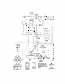 Page K Diagram and Parts List for 917288613  Craftsman Lawn Tractor