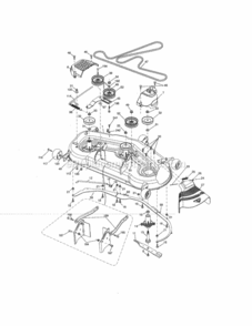 Page G Diagram and Parts List for 917288613  Craftsman Lawn Tractor