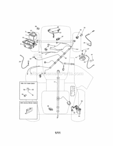 Page A Diagram and Parts List for 917288620  Craftsman Lawn Tractor