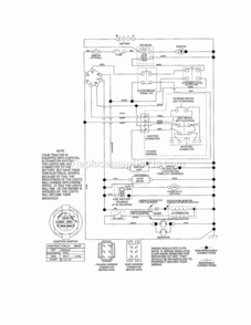 Page K Diagram and Parts List for 917288622  Craftsman Lawn Tractor