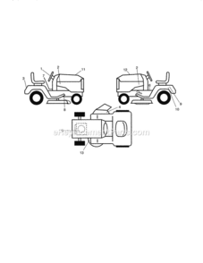 Page I Diagram and Parts List for 917288622  Craftsman Lawn Tractor