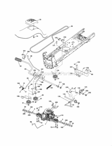 Page N Diagram and Parts List for 917288623  Craftsman Lawn Tractor