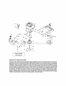 Page O Diagram and Parts List for 917288623  Craftsman Lawn Tractor
