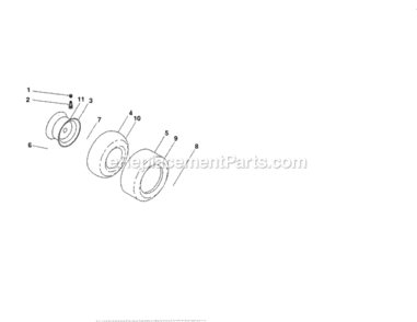 Page U Diagram and Parts List for 917288623  Craftsman Lawn Tractor