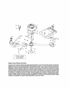 Page D Diagram and Parts List for 917288623  Craftsman Lawn Tractor