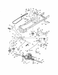 Page C Diagram and Parts List for 917288630  Craftsman Lawn Tractor