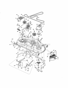 Page F Diagram and Parts List for 917288630  Craftsman Lawn Tractor
