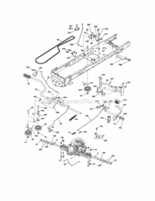 Page C Diagram and Parts List for 917288631  Craftsman Lawn Tractor