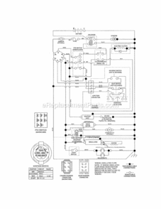 Page K Diagram and Parts List for 917288632  Craftsman Lawn Tractor