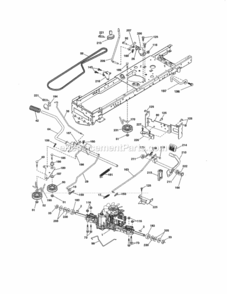 Page C Diagram and Parts List for 917288632  Craftsman Lawn Tractor