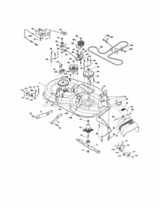 Page G Diagram and Parts List for 917288661  Craftsman Lawn Tractor