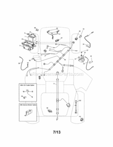 Page A Diagram and Parts List for 917288662  Craftsman Lawn Tractor