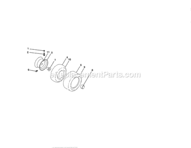 Page J Diagram and Parts List for 917288662  Craftsman Lawn Tractor