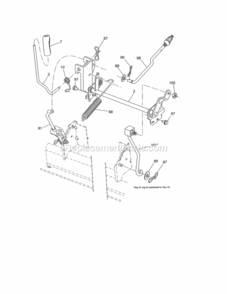 Page H Diagram and Parts List for 917288662  Craftsman Lawn Tractor