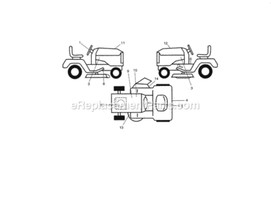 Page I Diagram and Parts List for 917288662  Craftsman Lawn Tractor