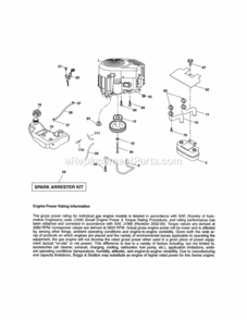 Page D Diagram and Parts List for 917288663  Craftsman Lawn Tractor