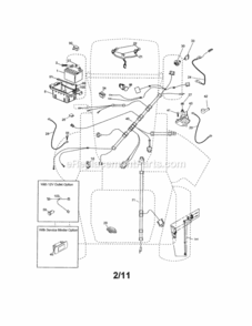Page A Diagram and Parts List for 917288670  Craftsman Lawn Tractor