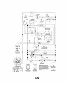Page A Diagram and Parts List for 917288671  Craftsman Lawn Tractor