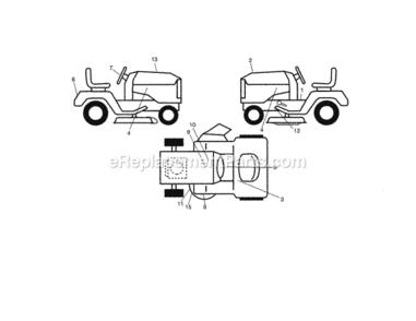 Page J Diagram and Parts List for 917288671  Craftsman Lawn Tractor
