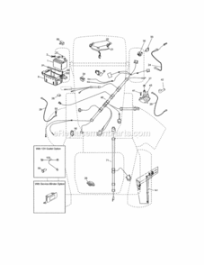 Page B Diagram and Parts List for 917288671  Craftsman Lawn Tractor