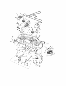 Page H Diagram and Parts List for 917288671  Craftsman Lawn Tractor