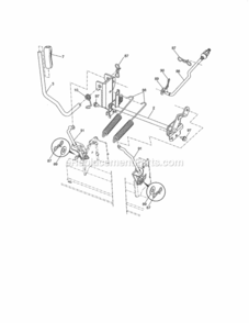 Page H Diagram and Parts List for 917288672  Craftsman Lawn Tractor