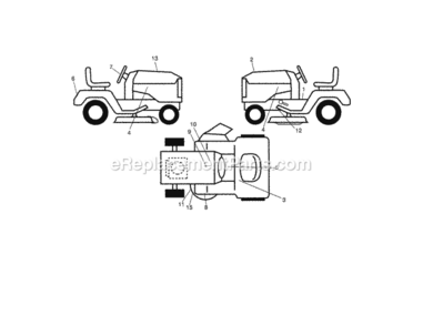Page I Diagram and Parts List for 917288672  Craftsman Lawn Tractor