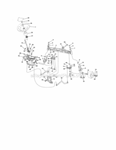 Page E Diagram and Parts List for 917288673  Craftsman Lawn Tractor