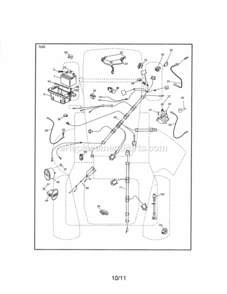Page A Diagram and Parts List for 917288740  Craftsman Lawn Tractor