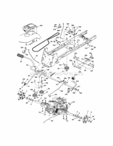 Page C Diagram and Parts List for 917288740  Craftsman Lawn Tractor