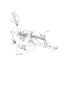 Page E Diagram and Parts List for 917288740  Craftsman Lawn Tractor