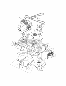 Page G Diagram and Parts List for 917288740  Craftsman Lawn Tractor