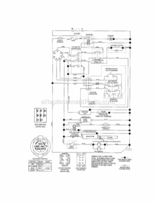 Page K Diagram and Parts List for 917288900  Craftsman Lawn Tractor