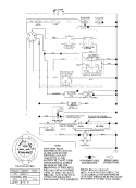 Schematic Diagram Diagram and Parts List for 917289030  Craftsman Lawn Tractor